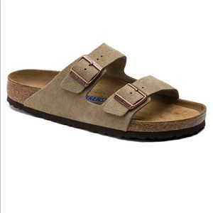 Birkenstock Arizona Suede Sandals Softbed
